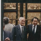 Mr. Motoyama and Mr. Marinelli at the inauguration of the Replica - 1990